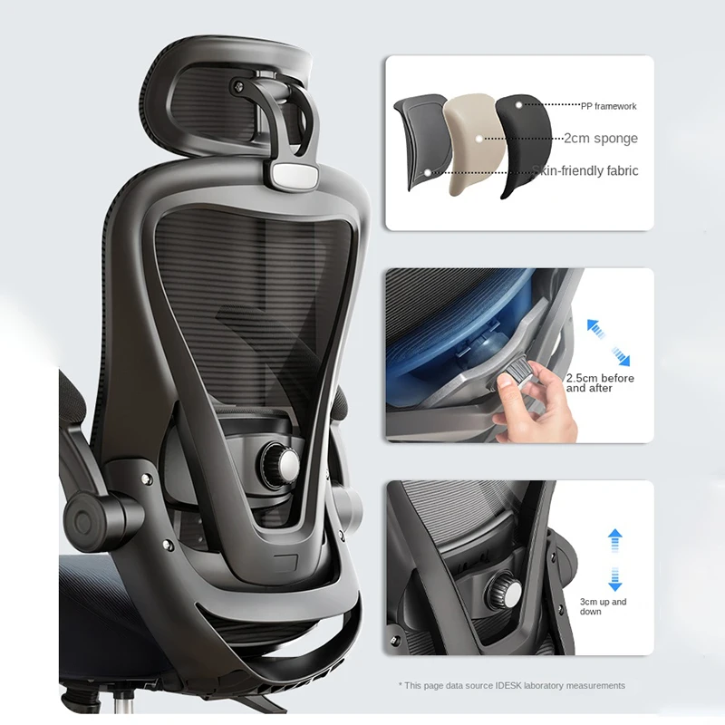 Office Chair Computer Chair for Home Study Reclining Swivel Chair with Mesh