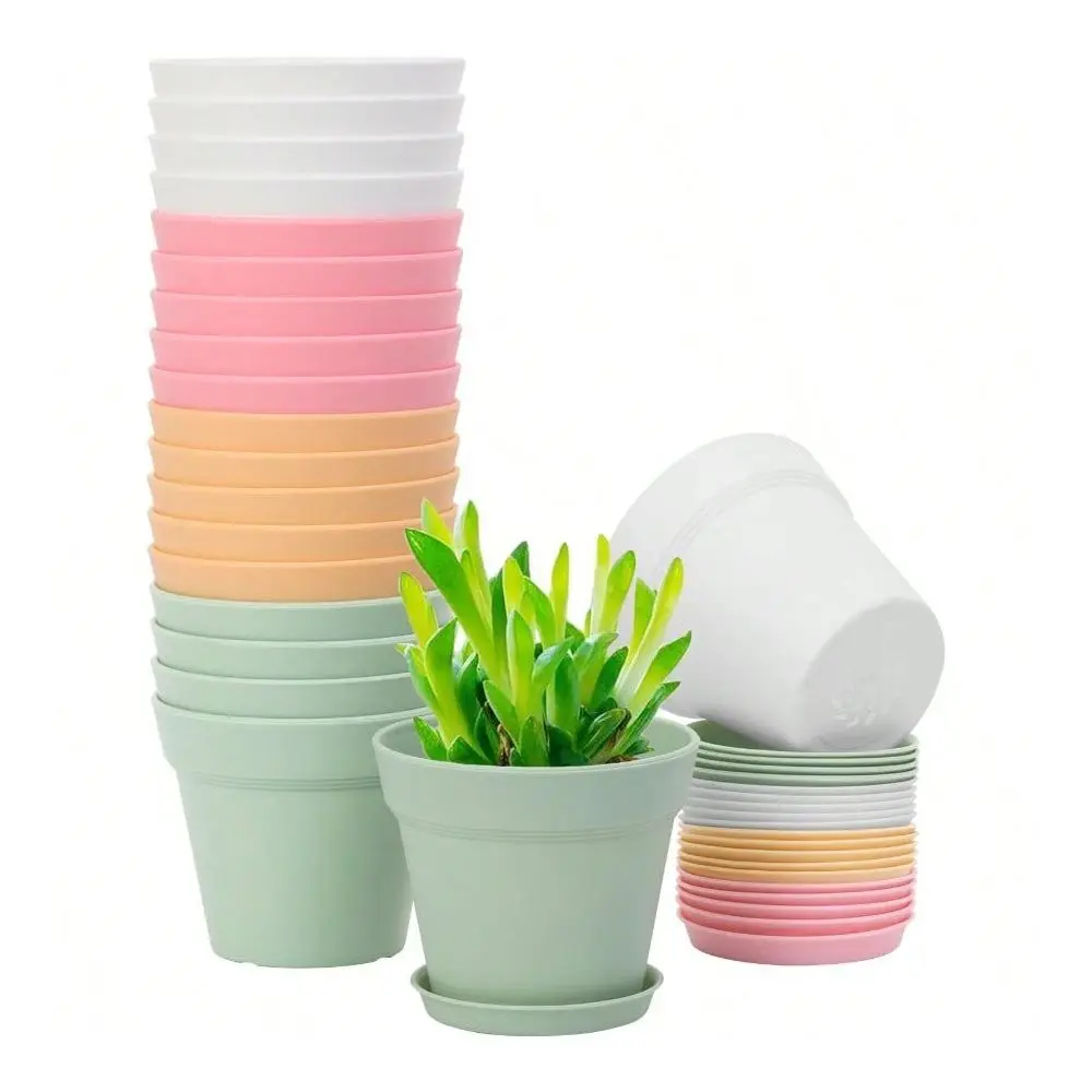 

20 Pack 4 Inch Plant Po S For Indoor Plan Flower Po Color