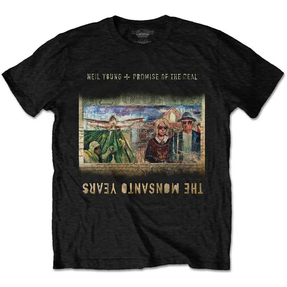 Neil Young Unisex TShirt: Monsanto Years (Large)