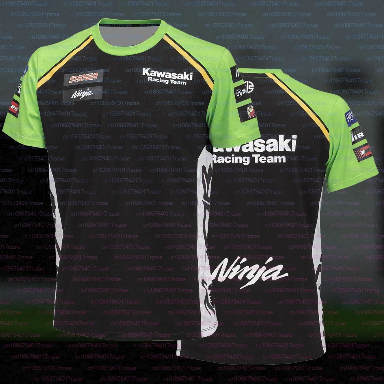 

Camiseta del Dead de carreras de motos Kawasaki для мужчин, camisetas de manga corta de verano para hombre