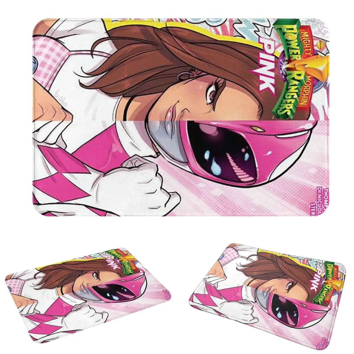 Mighty Morphin Power Ranger Doormat Water oil proof Carpet Rug Kitchen Entrance Home Floor Mat for Bathroom Footpad Mats