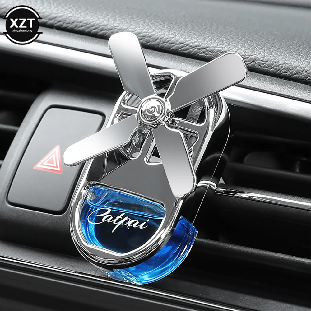 Car Aromatherapy Air Freshener Rotating Propeller Vent Fragrance Aromatherapy Creative Mini Perfume Decoration Accessories