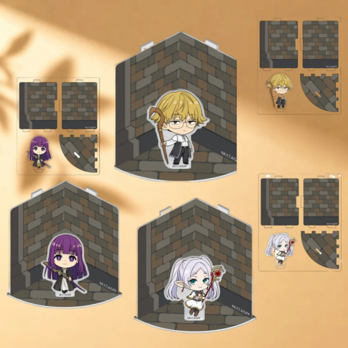 

Акриловая фигурка-стенд «Сцена из подземелья» по мотивам Frieren: Beyond Journey's End: Старк, Ферн, Фрирен. Настольный декор, коллекционный подарок.