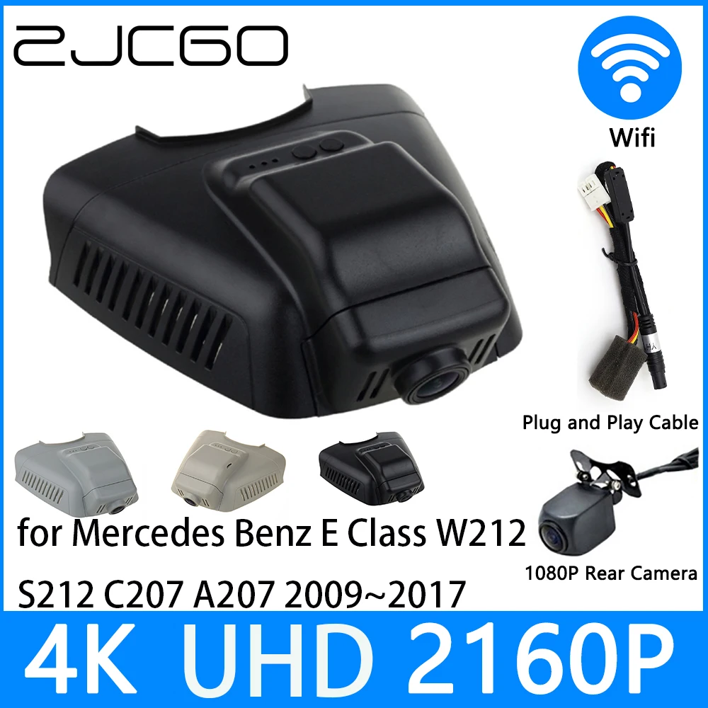 

ZJCGO Dash Cam 4K UHD 2160P Car Video Recorder DVR Night Vision for Mercedes Benz E Class W212 S212 C207 A207 2009~2017