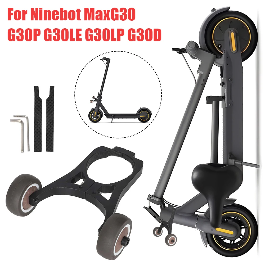 Folding Scooter Handstand For Ninebot MaxG30 G30P G30LE G30LP G30D Electric Scooter Handstand Stand Bracket Auxiliary Wheel