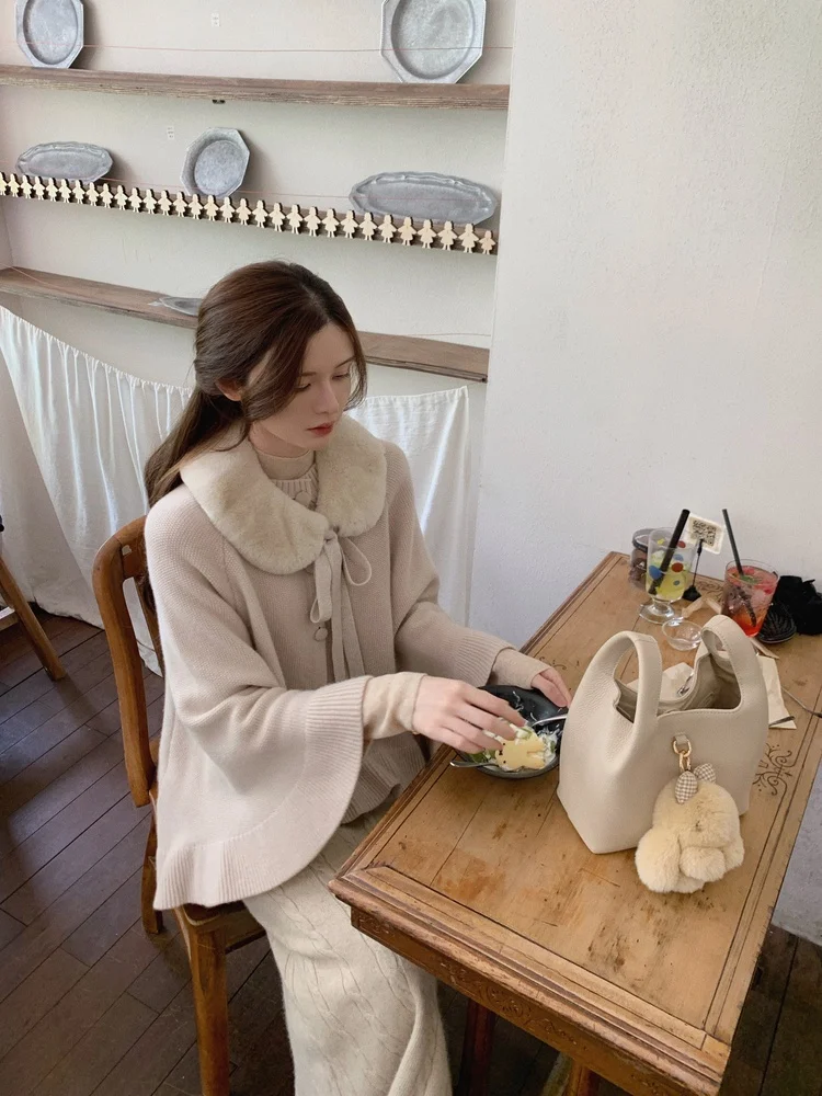 

Ultrine Tee-Color Full Wool Knitted Base irt Comfortable Life Juns Brother Warmth Autumn Winter Women's Sweater