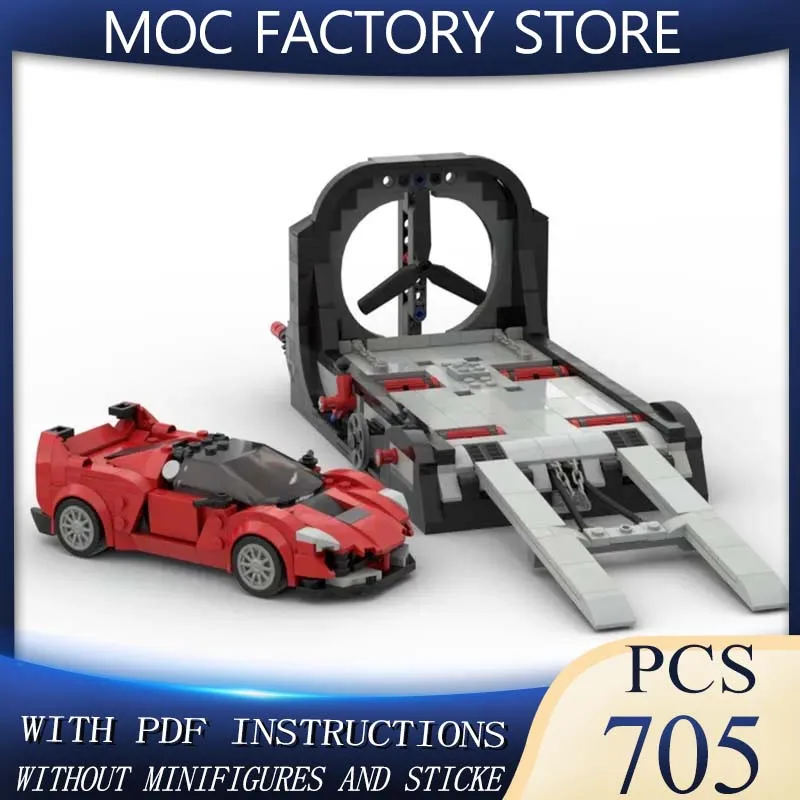 

MOC Technical Racing Car Building Blocks Set Speed Champion Supercar Model Kid Assembly Collection Toys Boy Birthday Gift
