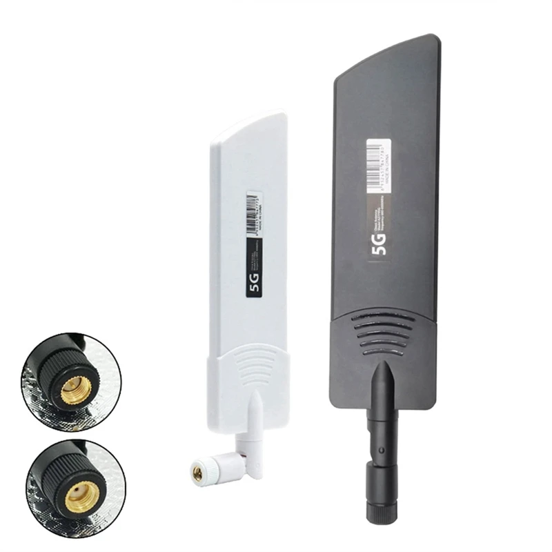 Routeur sans fil flexible, 4X 600-6000Mhz, 2G 3G 101GStore S 4G 5G, amplificateur de signal de persévérance 40 Dbi à gain élevé, antenne WiFi blanche A