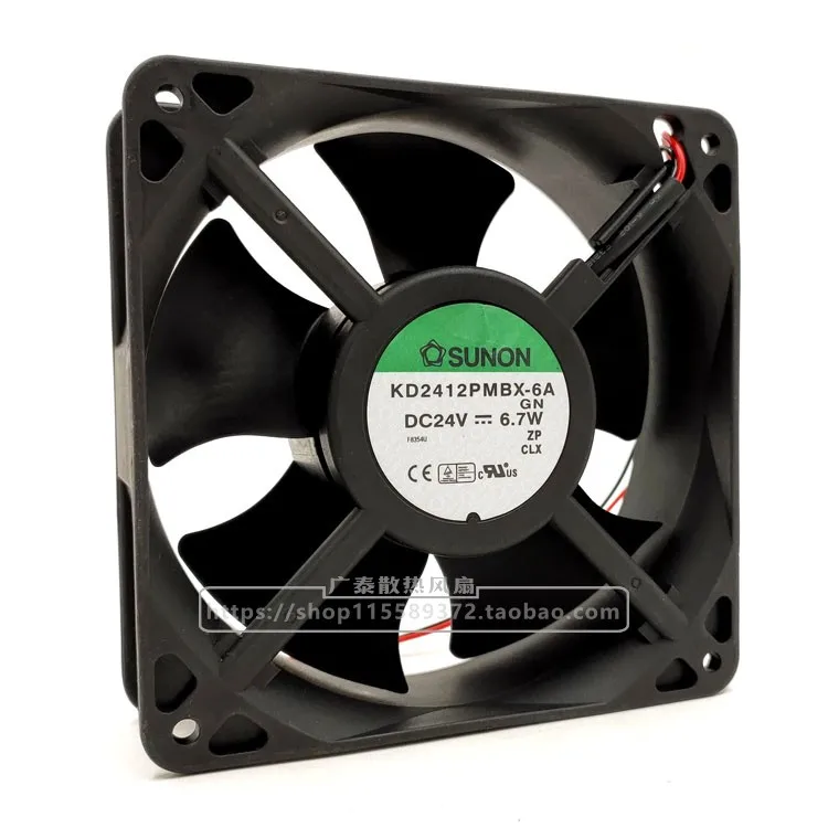 

NEW ORIGINAL KD2412PMBX-6A 24V 7.2W 12038 120x120x38mm COOLING FAN RADIATOR