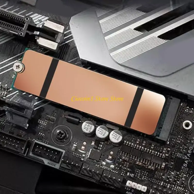 A3PC M.2 Heatsink Cooling Radiator Resistansi panas tembaga dengan silikon termal