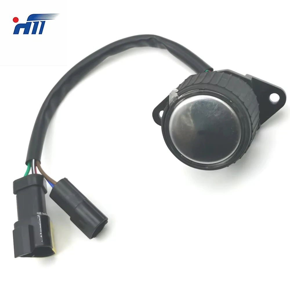 OE: 21Q4-20812 13A31-032 Throttle Knob Fuel Dial - SINOCMP Excavator Knob  For Hyundai R220-9SH R200-9 R210-9