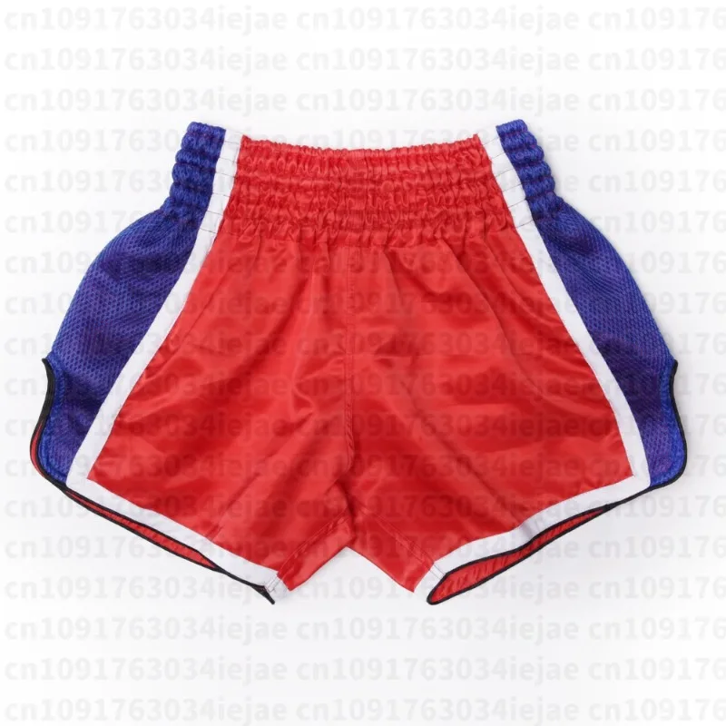 Muay Thai Boxing Shorts Men's Women's Fighting MMA Trunks Kickboxing Shorts Kids Teenagers Sanda Grappling Training Short Pants