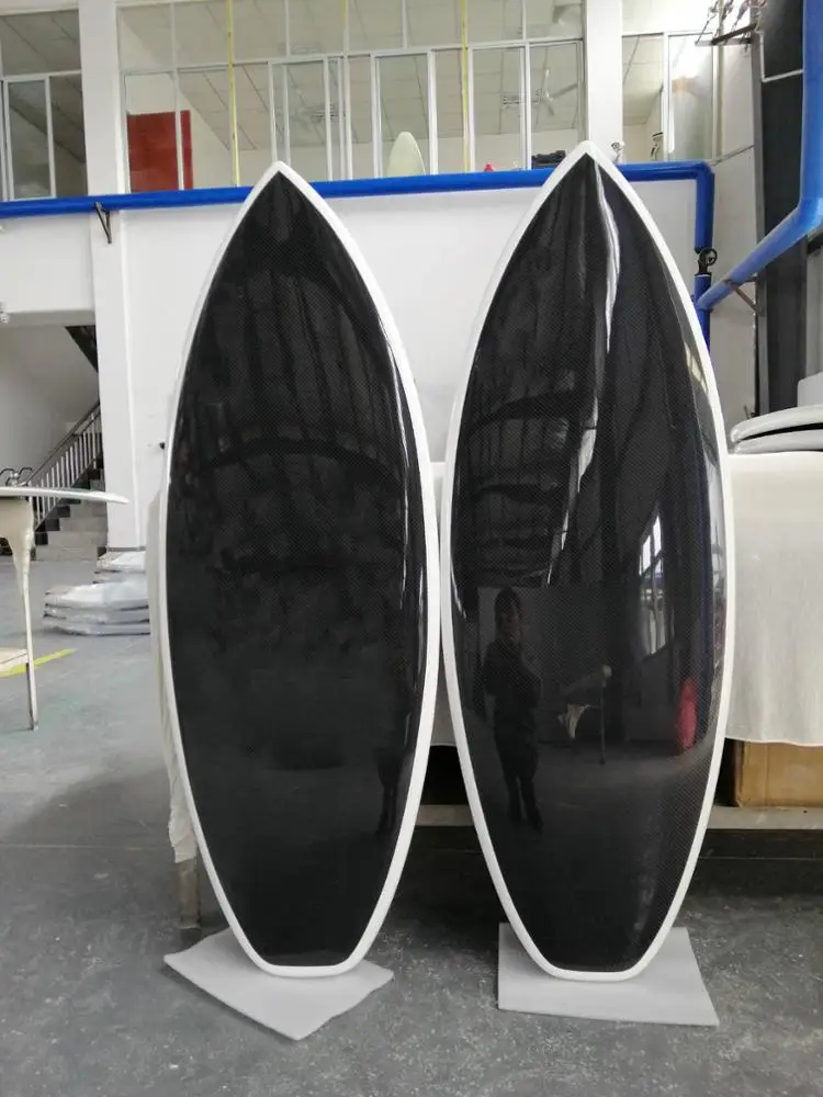 Unisex Carbon Fiber Skimboard & Wakesurf Board with Fin Accessory Customizable Logo for Ocean Water Surfing