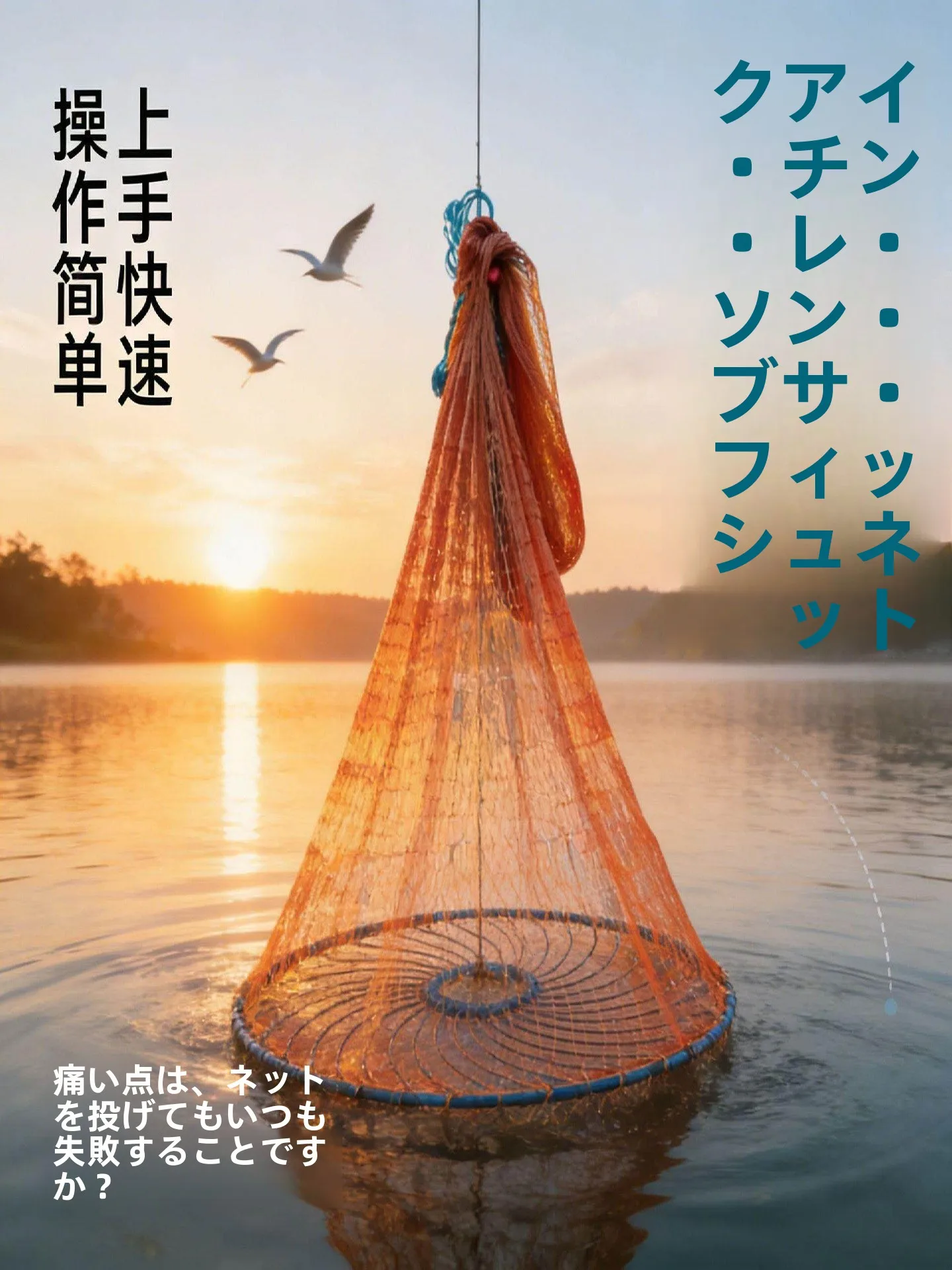 nouveau-filet-de-peche-a-positionnement-automatique-avec-sac-en-fer-a-chaine-pour-cage-a-poissons-conception-a-perspective-pour-eau-claire-et-eau-boueuse-utilisation-universelle