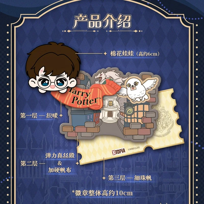 Genuine Harry Potter Wizard Badge Series Blind Box Kawaii Snape Malfoy Anime Figure Trendy Toys Mystery Box Hippers Cute Stuff - view 4
