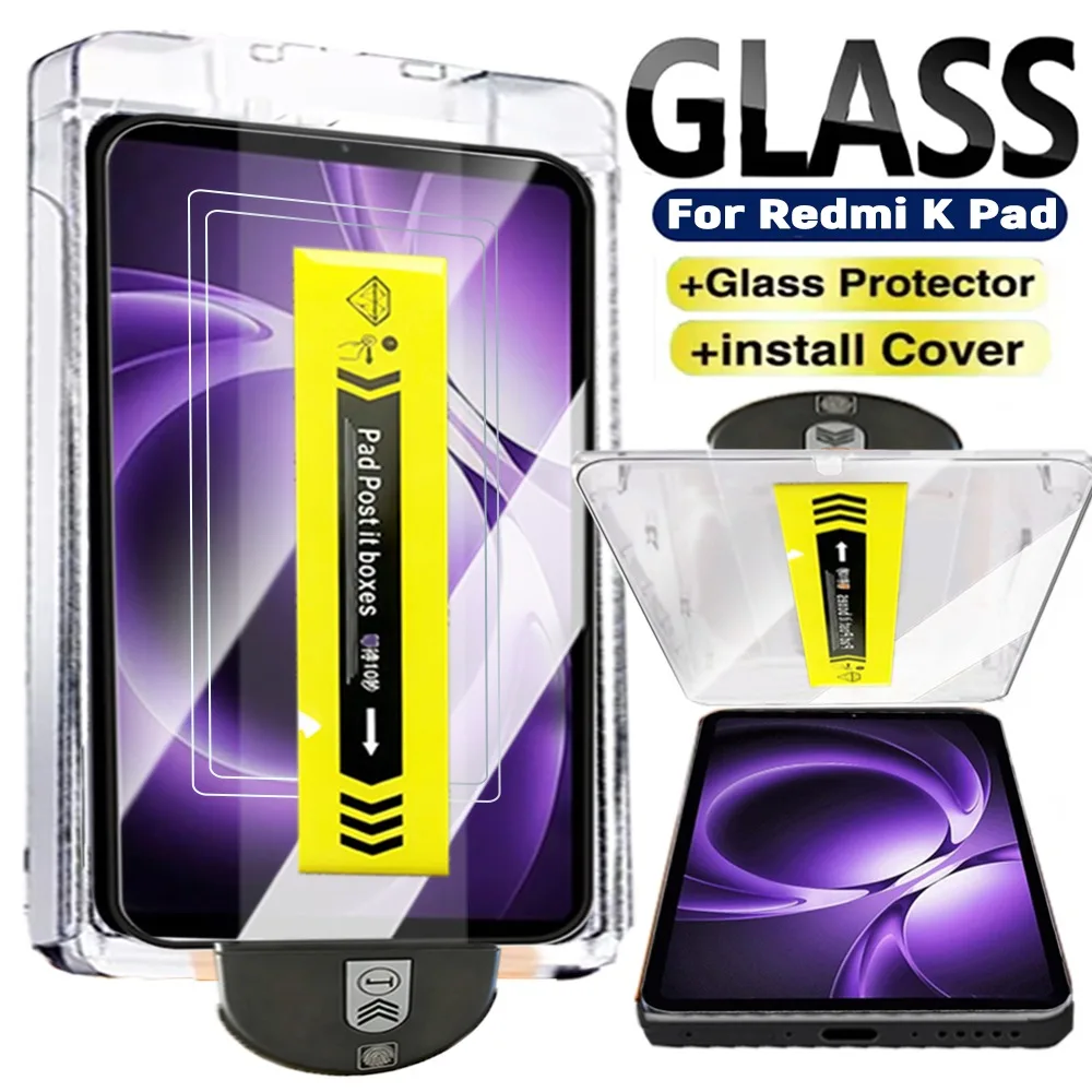 Proteggi schermo in vetro temperato Ultra HD per Redmi K Pad Pellicola protettiva antigraffio per tablet Copertura antipolvere facile da installare