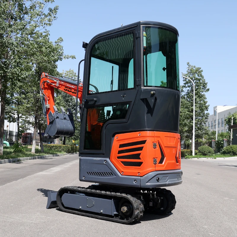 Chinese Manufacturer Mini Excavator 1 Ton Euro5 EPA Kubota Engine Excavator Multifunctional Micro Digger Factory customization