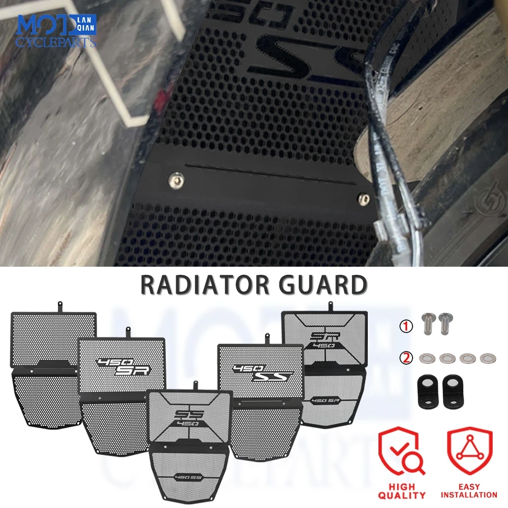 

FOR CFMOTO CF MOTO 450SR 450SS 450SR-S otorcycle 450 SR/SS/SR-S 2022 2023 2024 Radiator Guard Grille Cover Protector aluminium