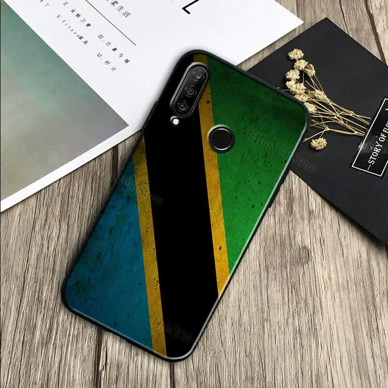 Tanzania Flag Coat Of Arms Case For Huawei P30 Pro P40 P20 Lite Mate 20 Lite P Smart 2019 Z Nova 5T Honor 50 10i 8X 9X