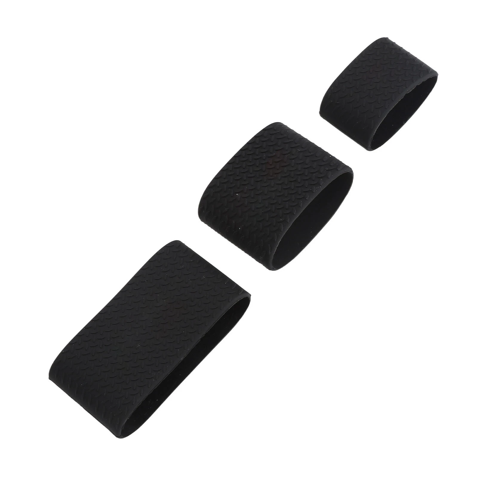 3pcs Clipper Bands Heat Resistant Anti Slip Silicone Clipper Elastic Bands for Barber Shop