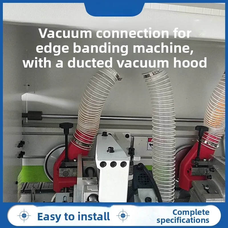 Edge Banding Machine Dust Extraction Cover, Three‑Way Dust Suction Hood, Left & Right Upper Lower Cover, Replacement Parts for N