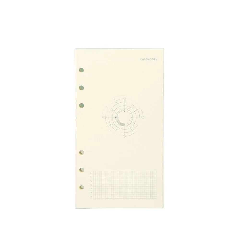 45Sheet Loose-Leaf Notebook Refill Paper Line Grid Index Inside Page Cards A5 A6 A7 Inner Refill Paper Paper Stationery