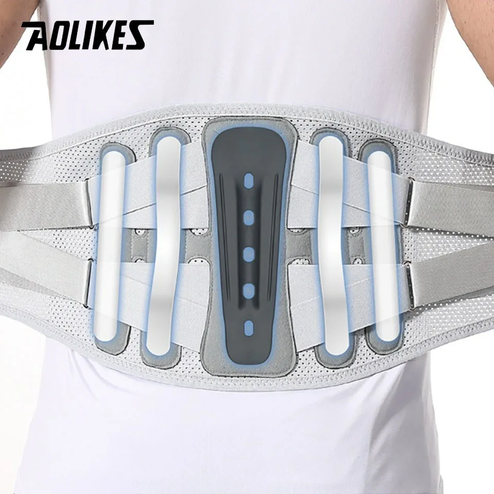 AOLIKES Back Brace for Lower Back Pain, Ergonomic Bionic Support , Adjustable Lumbar Support Belt for Men & Women