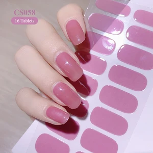 Cobertura completa adesivos de unhas moda unha polonês decoração de unhas espumante glitter auto adesivo manicure designer arte do prego adesivo 8 principais vendas unhas de noiva - №8