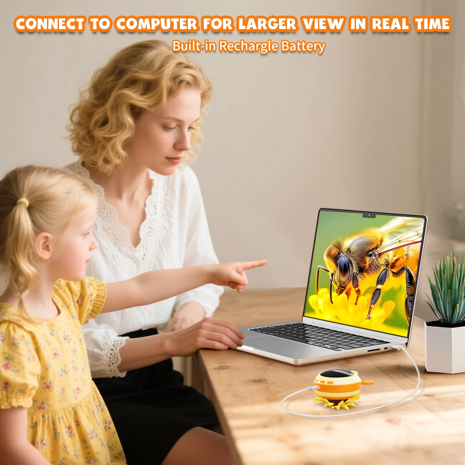 Câmera microscópica infantil com tela ips de 2 polegadas, microscópio de bolso 1080hd, brinquedo 1000x 2 em 1, câmera para crianças, presentes