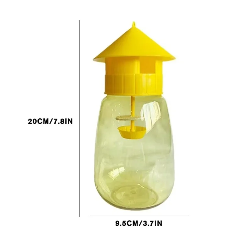 الفاكهة فخ الذباب القاتل الأصفر البلاستيك Drosophila فخ مكافحة يطير الفاكهة يطير القاتل الماسك بستان الحشرات فخ منتجات مكافحة الآفات