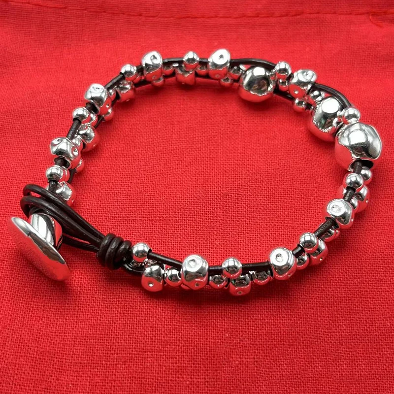 2026 Spain jewelry bracelet, luxury retro and minimalist jewelry set view 5