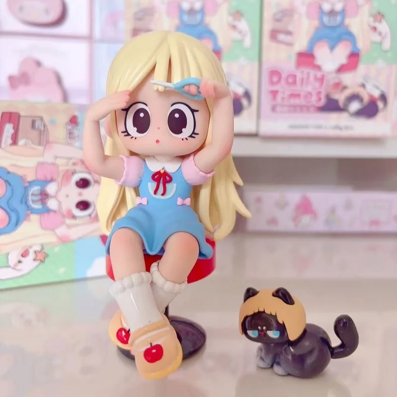 New Product In Stock Milay Girls' Third Generation Lazy Time Series Blind Box Figurines Cute Desktop Decorative Items As Gifts