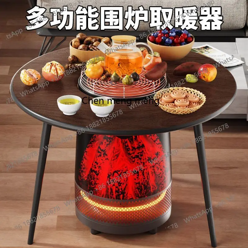 Fogão multifuncional para fabricação de chá, aquecedor elétrico doméstico, ventilador, controle de temperatura duplo