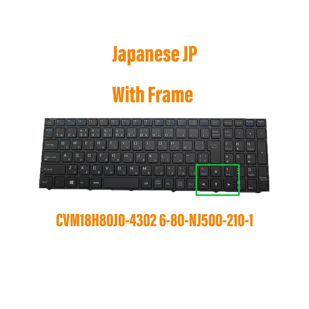 Keyboard CVM18H80J0-4302 6-80-NJ500-210-1 CVM19G90J0-430 6-80-NJ500-211-1M CVM19G90J0-4302 4306 6-80-NJ510-210-1M 6-80-NJ510-210