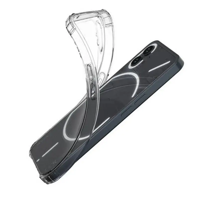 Crystal Clear Soft TPU Phone Case For Nothing Phone 1 Ultra Thin Slim Silicone Back Cover For Nothing Phone One