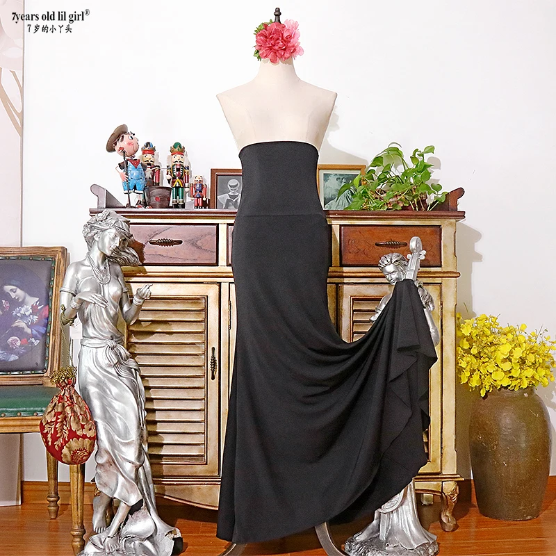 Spanish Flamenco Dance Practice Dress Skirt Multilayer Women Wear Fishtail DTT39 1 order