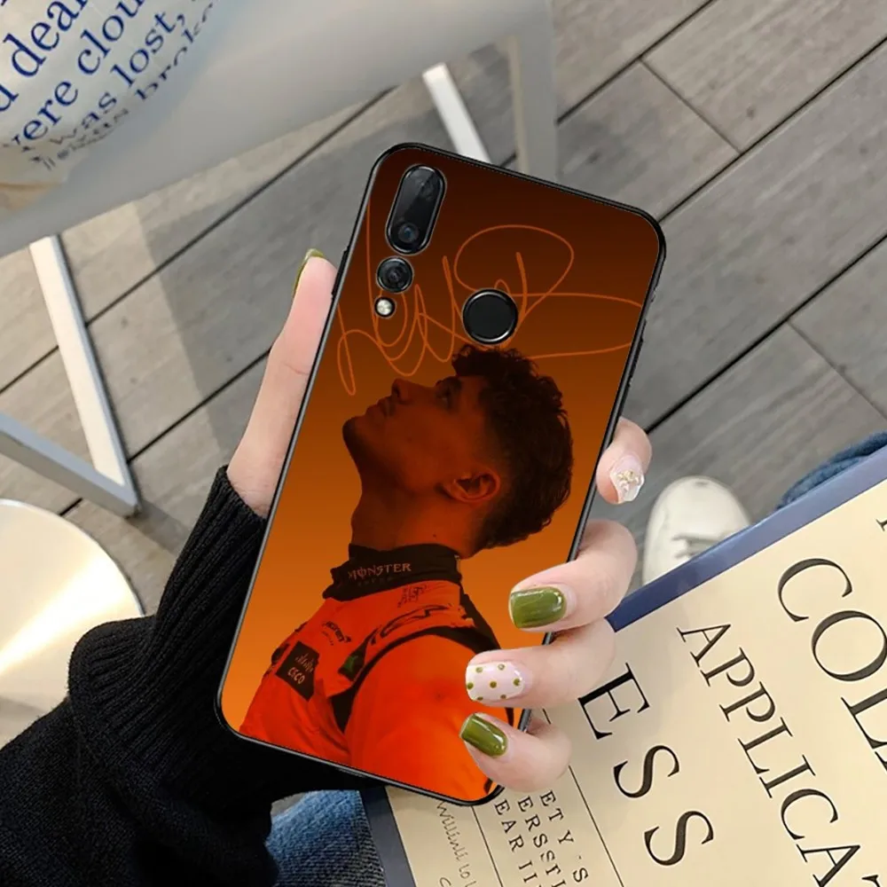 F1 Formula 1 L-Lando Norris Phone Case For Huawei Y9 6 7 5 Prime Enjoy 7s 7 8 Plus 7a 9e 9plus 8E Lite Psmart Shell