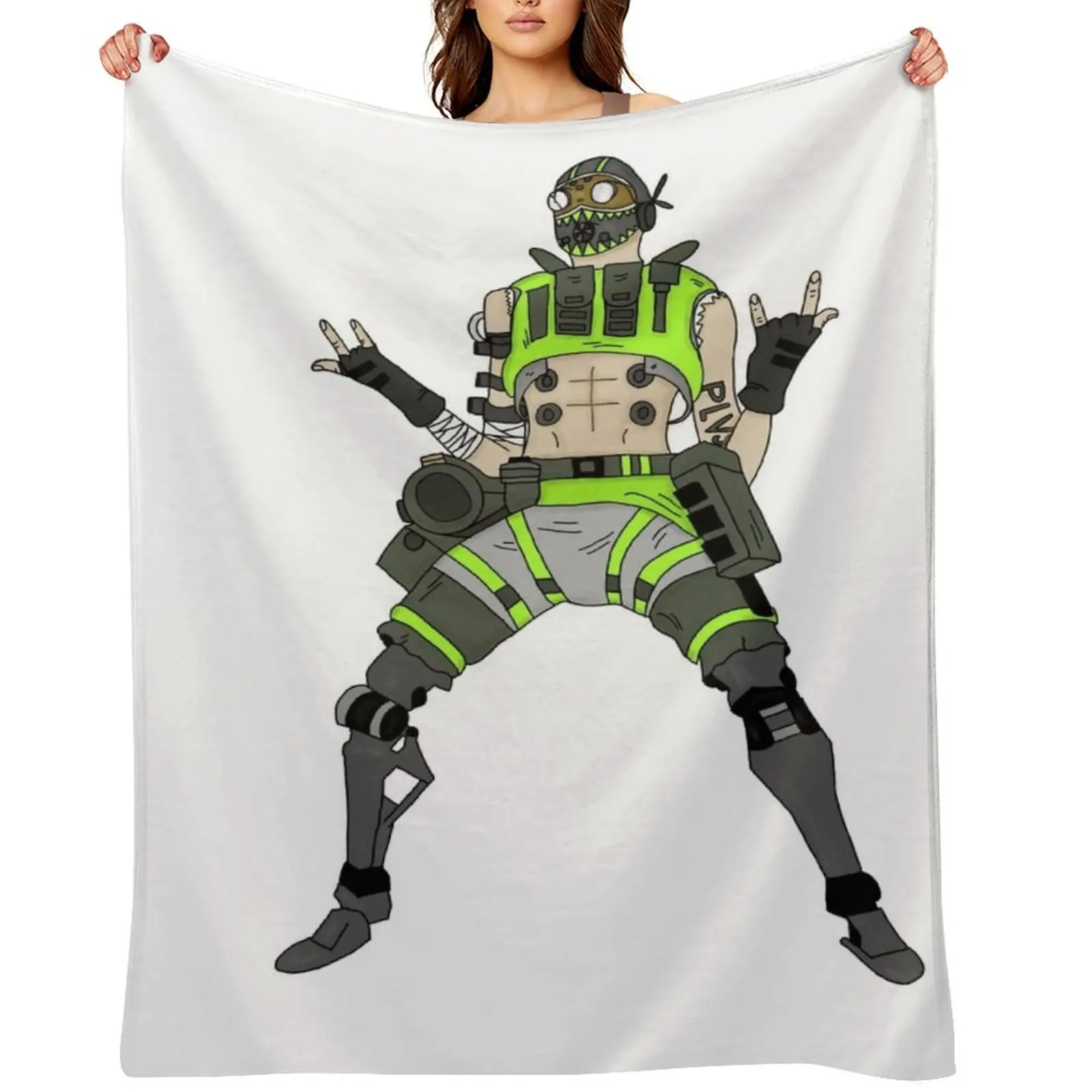 

Apex Legends Octane Throw Blanket Decorative Sofa Thermals For Travel for babies Soft Blankets