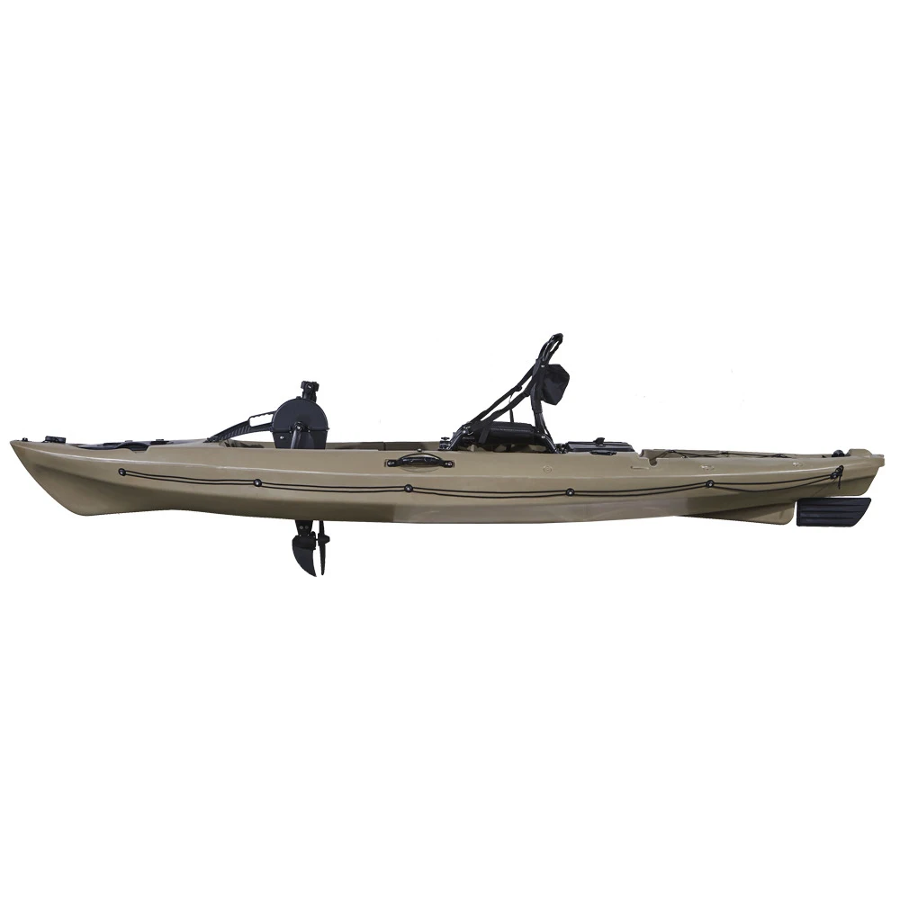 Hot Selling Rowing Boats For Fishing Pvc Kayak Single Person Plastic Kayak For Lakes & Rivers