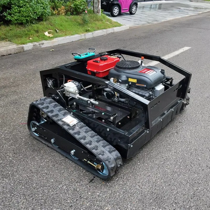 

【Best-selling】Remote Controlled Lawn Mower Crawler Brush Cutter Off Road Orchard Farm Garden CE EPA 100cm Cutting Width Powerful