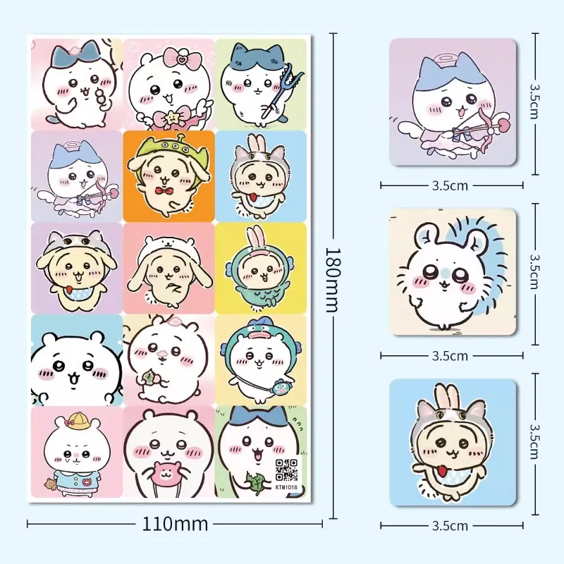 

60 /120pictures, Chiikawa Cartoon Cute Emoticon Package Stickers DIY Decorative Waterproof Stickers Self-adhesive Stickers