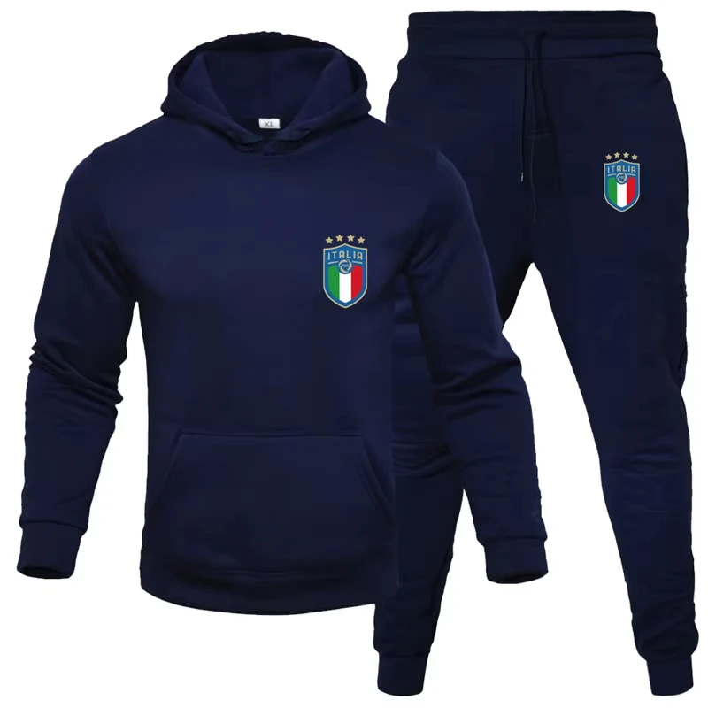 Men‘s 2026 New Autumn Winter Hoodies+Pants Two Piece Set Men Womens Hoodies Tracksuits Jogger Pants Men