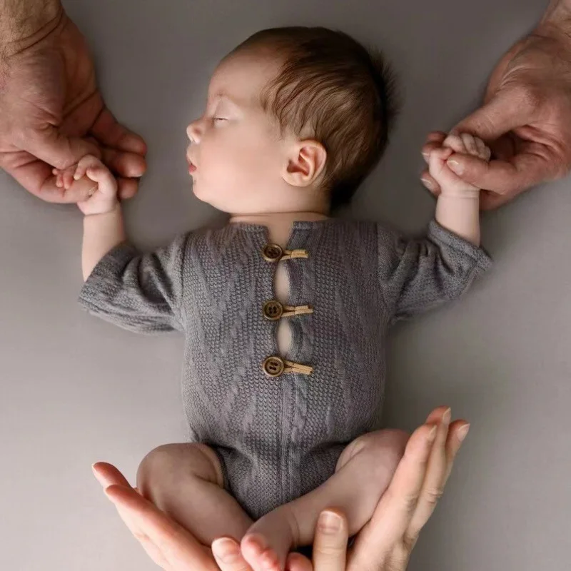 Fotografía para recién nacidos, accesorios de disfraz para bebé, artículos de 0 a 2 meses, ropa infantil para nacimiento de niña, artículos, mono de tiro