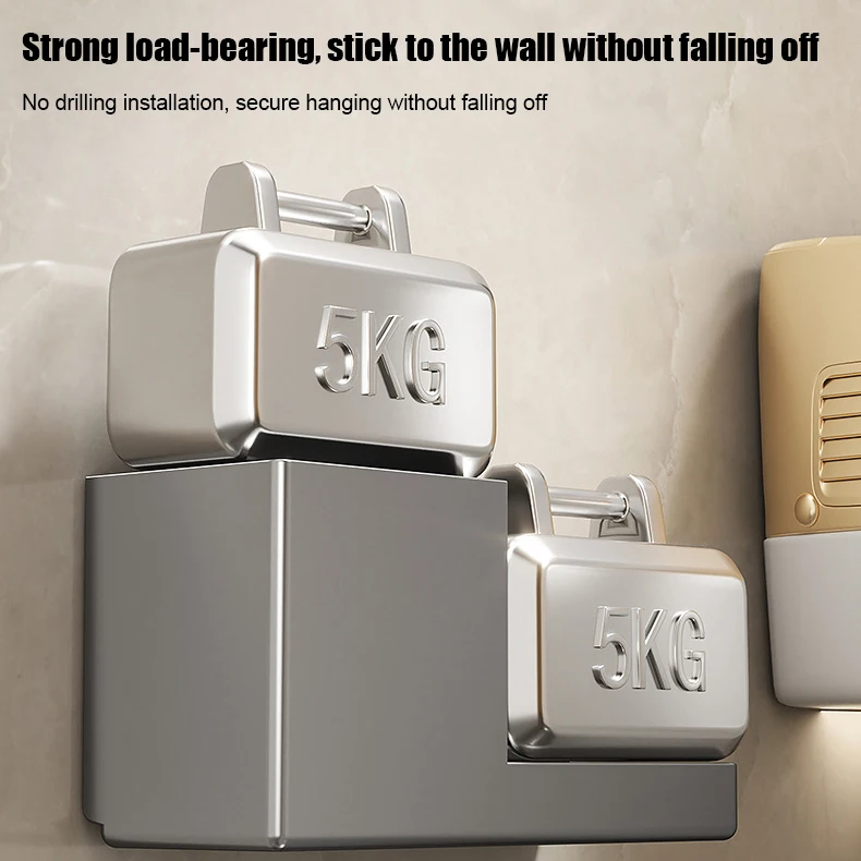 

Bathroom Toilet Brush Holder Set Wall Mounted No Drill Toilet Cup Restroom Cleaning Brush For Home Bathroom Toilet