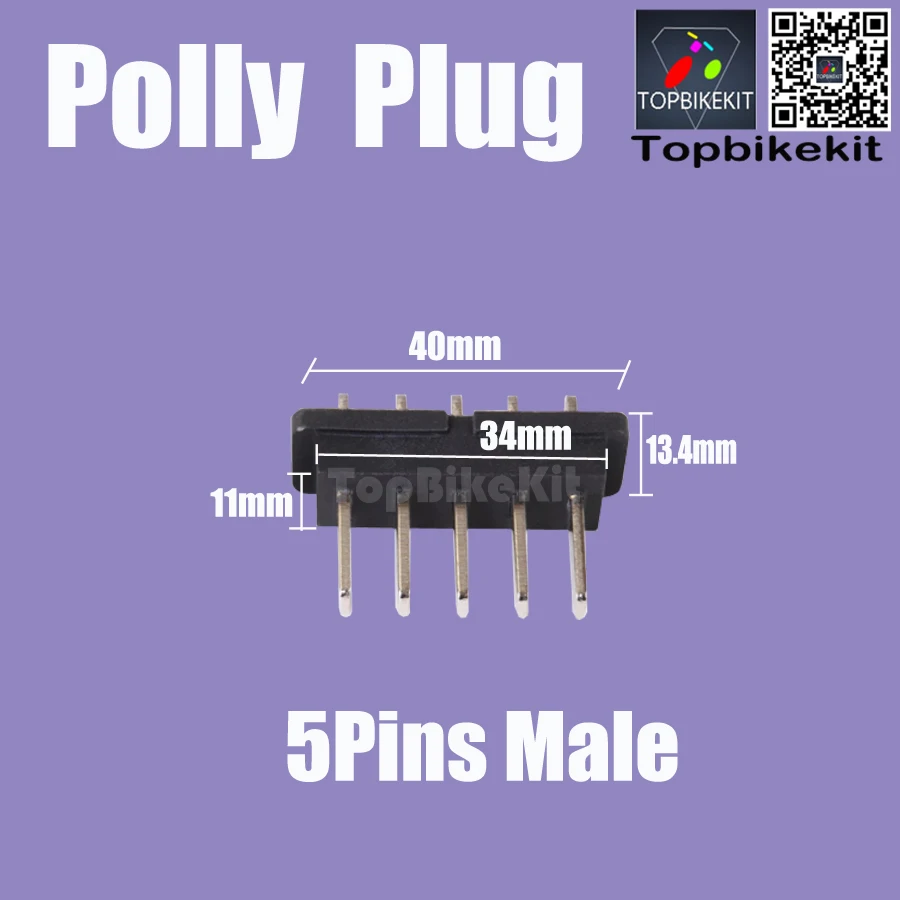 Ebike Polly Battery Super 73 Battery Connector Power Plug 4pins or 5pins Male or Female/ Ebike Part Power Connector