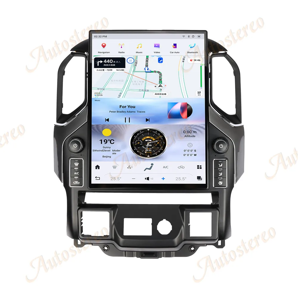 Carplay 15.6 Inch Tesla style For Chevrolet Silverado Tahoe GMC Sierra 2019 2021 Android 13 Car GPS Navigation Multimedia Player