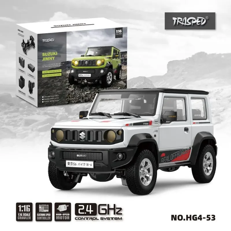 Hengguan Jimni Hg4-53 1/16 Simulation Lights Rc Car Full Scale Off-road Remote Control Car Suitable For Sending Children