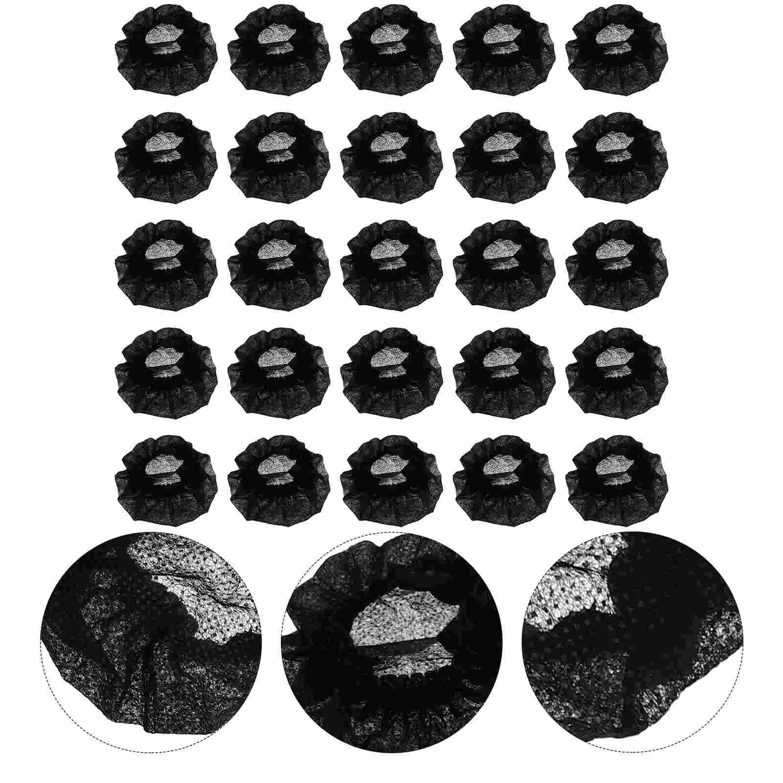

100 Pcs Disposable Non Woven Microphone Windscreen Cover Protector For Singing Audio Equipment Microphone Accessories Broadcast