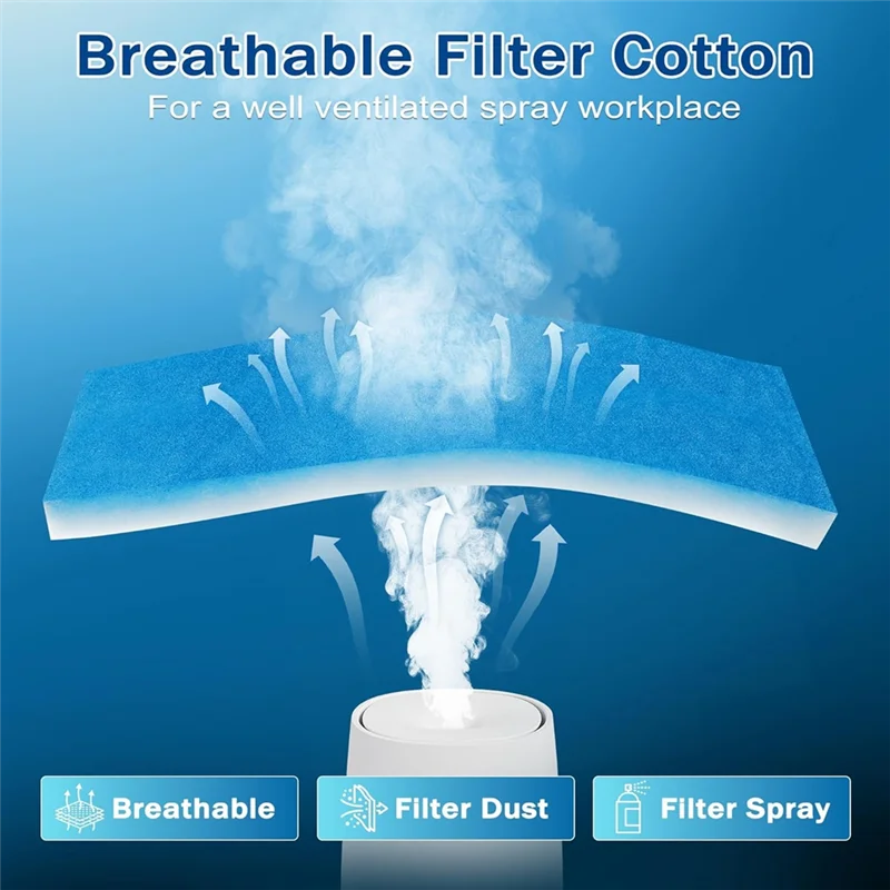 

A84X-для замены фильтров для покрасочной камеры-4, портативный фильтр для распылительной камеры, для выхлопных фильтров для распылительной камеры для аэрографа