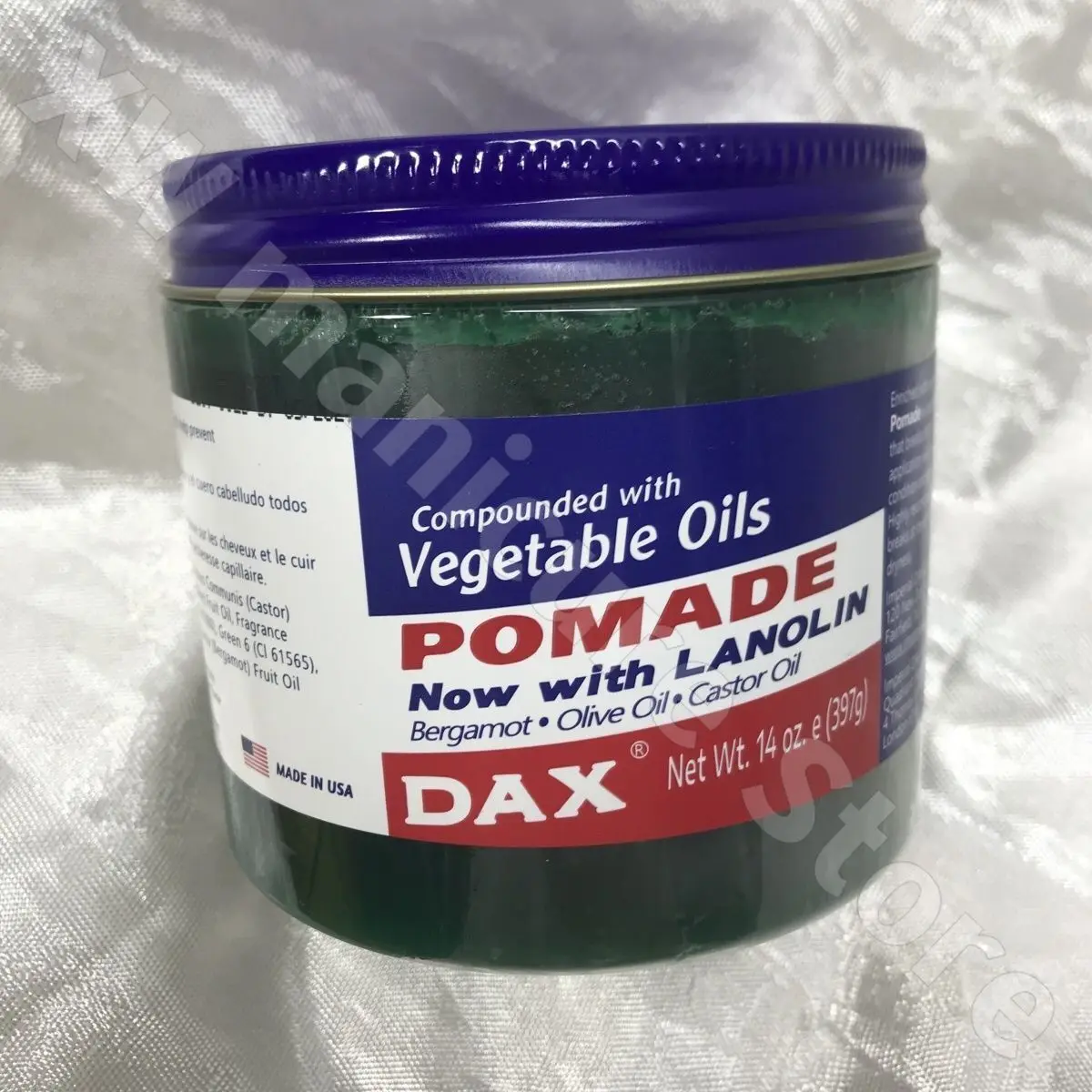 

DAX Vegetable Oil Hair Wax Used for Hair Conditioner Hair Health and Moisturizing Naturally Fluffy Vegetable Oil Care 397g